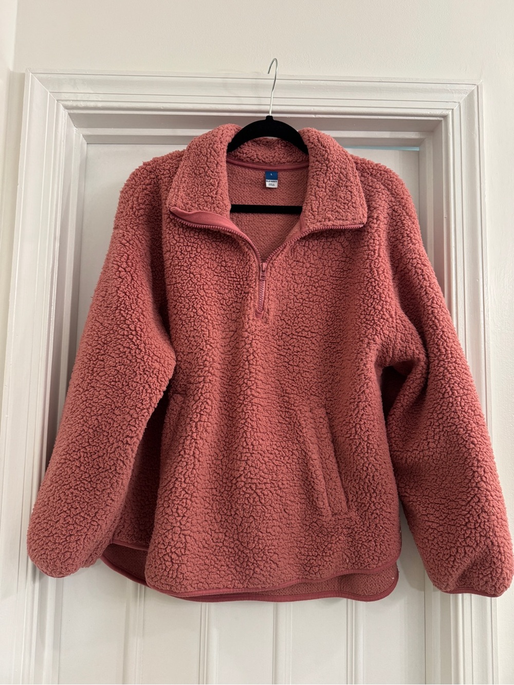 Old Navy Rust Sherpa Pullover